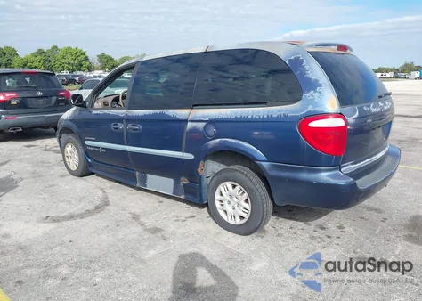 2001 Dodge Grand Caravan Sport из США, поврежденный, VIN 2B4GP44391R419877